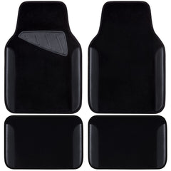 CAR PASS front mat top view showing waterproof faux-leather and sleek look