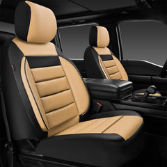 CAR PASS front packaging showing two seat covers and included straps, neat presentation