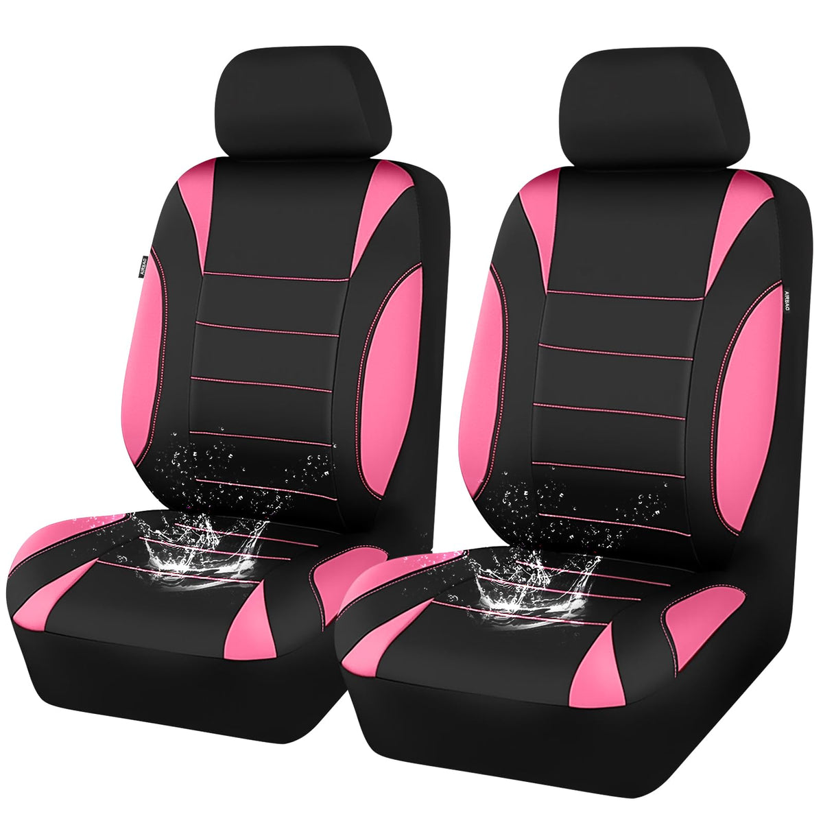 CAR PASS full front seat cover installed showing clean protection and fit