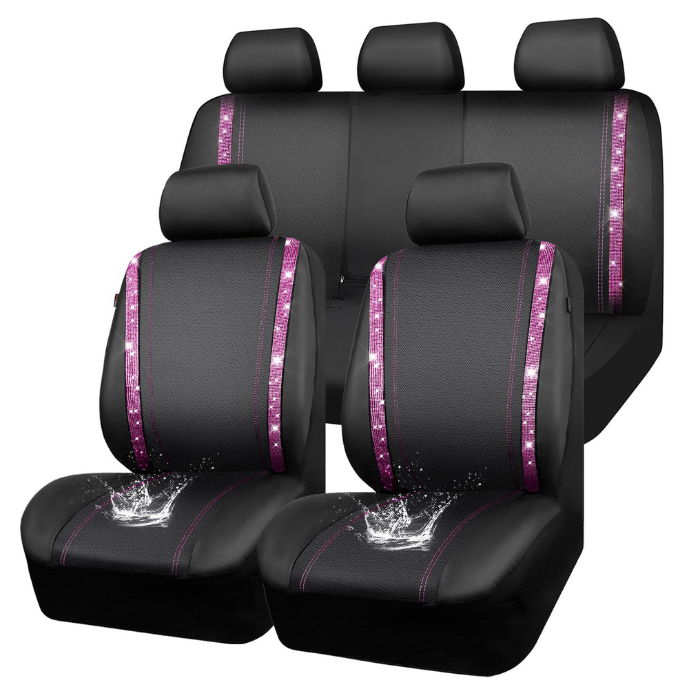 CAR PASS front seat cover full view showing protective, stylish fit