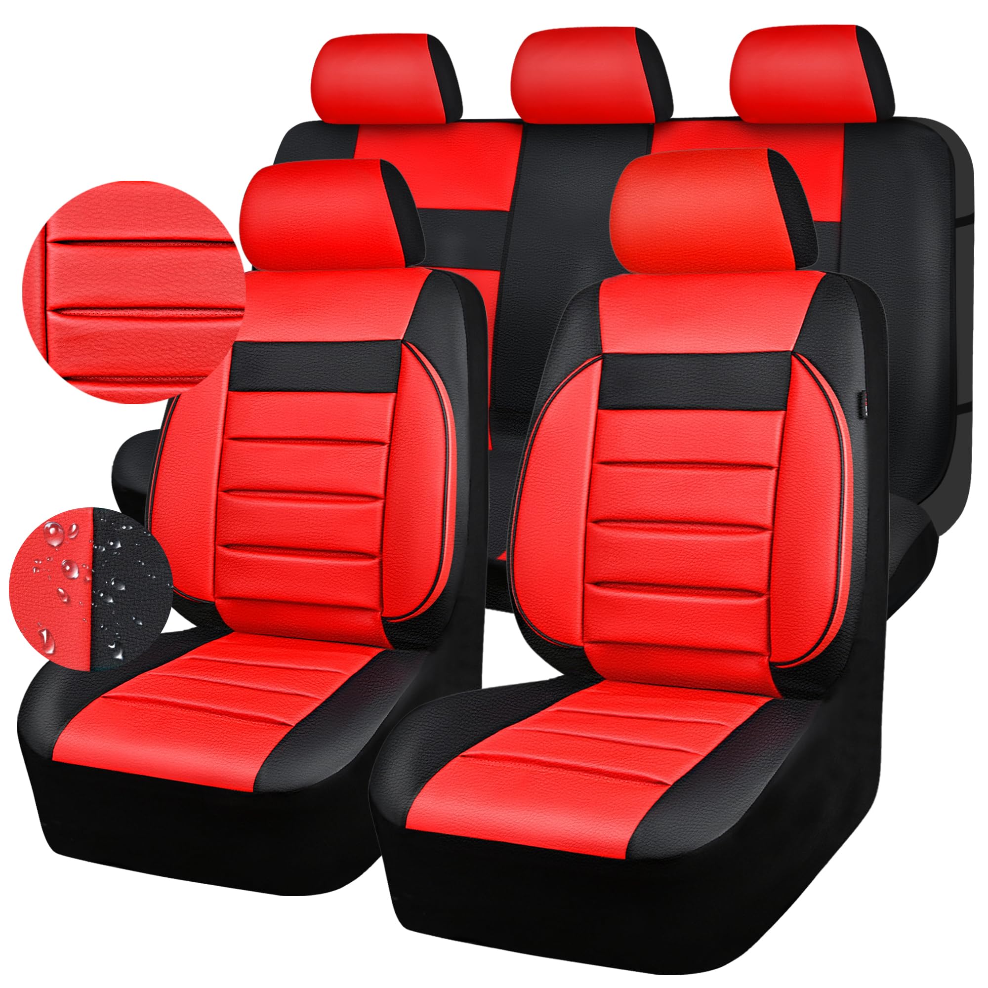 CAR PASS front seat cover full view showing sleek protection and luxury