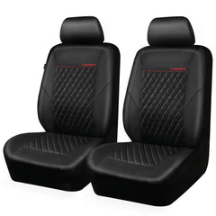 CAR PASS front view of seat covers showing full coverage and luxury look