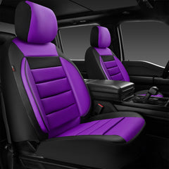 CAR PASS full front seat covers installed showing stylish protection