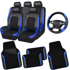 CAR PASS front seat covers full view showing sporty protection and easy cleaning