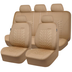 CAR PASS front seat full view showing fit and modern beige styling benefits cabin refresh