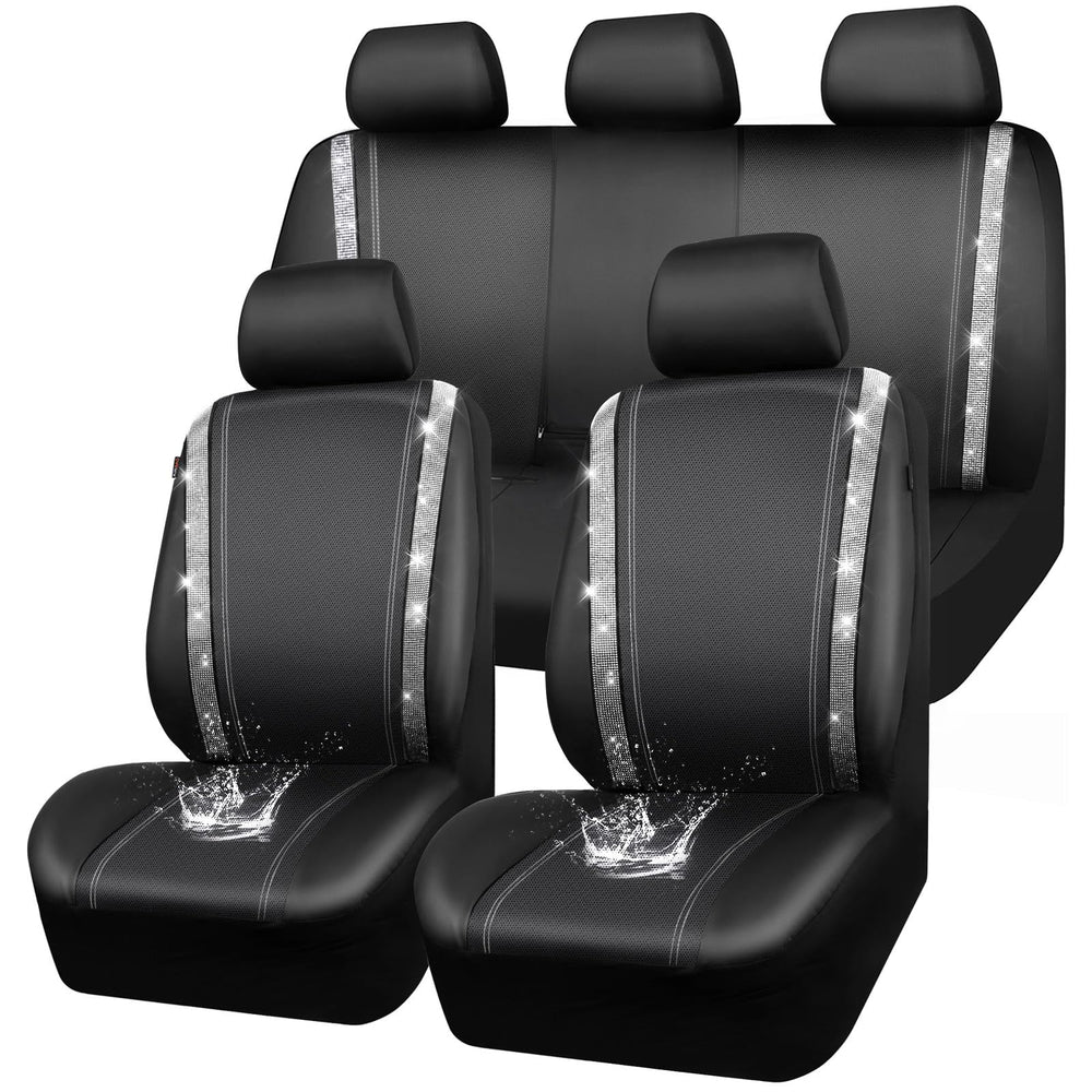 CAR PASS front seats full view showing glam protection and style