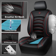 CAR PASS headrest and reserved airbag opening for safe deployment