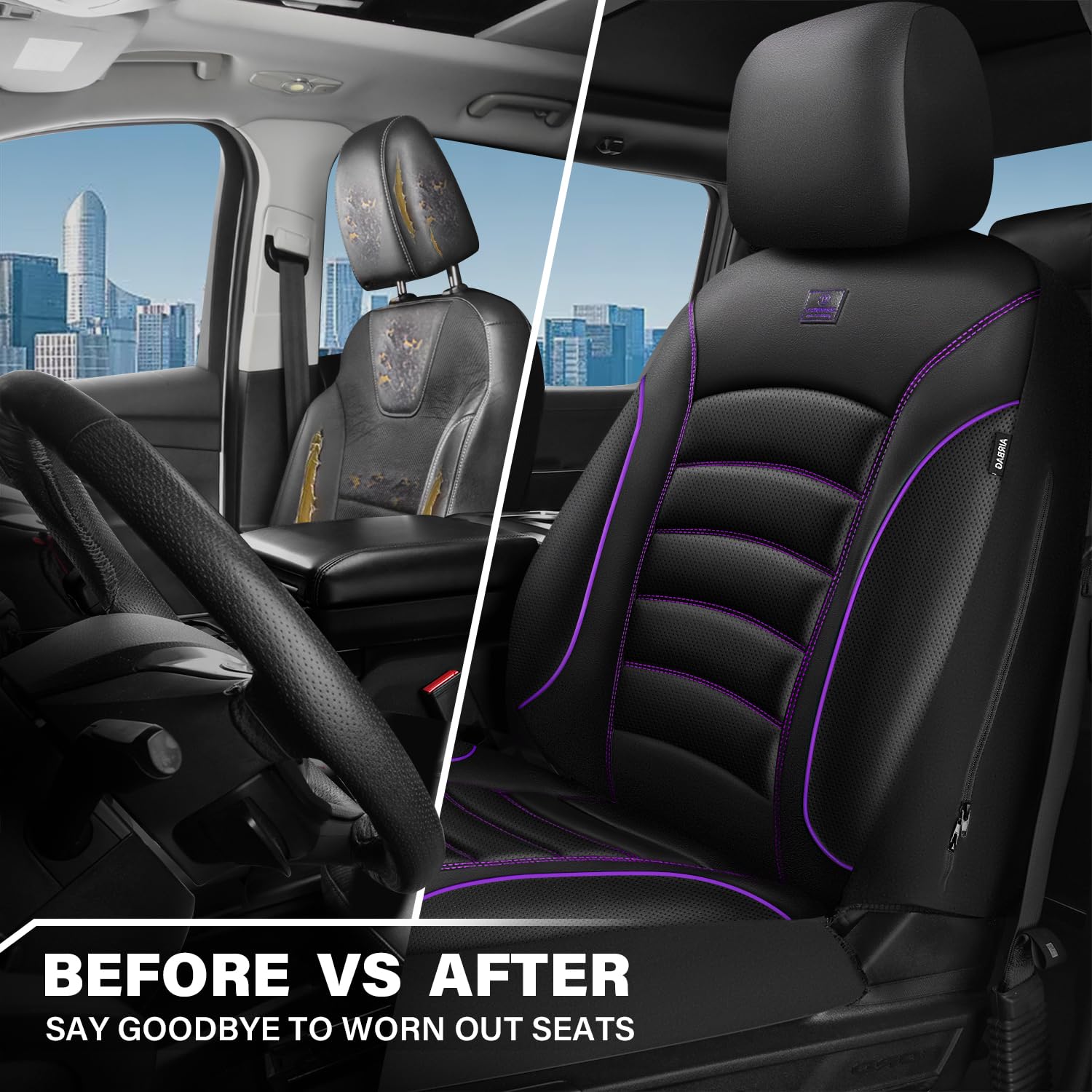 CAR PASS headrest cover and adjustment showing flexible fit and comfortable support