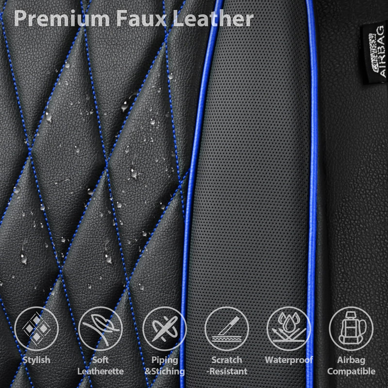 CAR PASS separate headrest and armrest fit for convenient adjustability