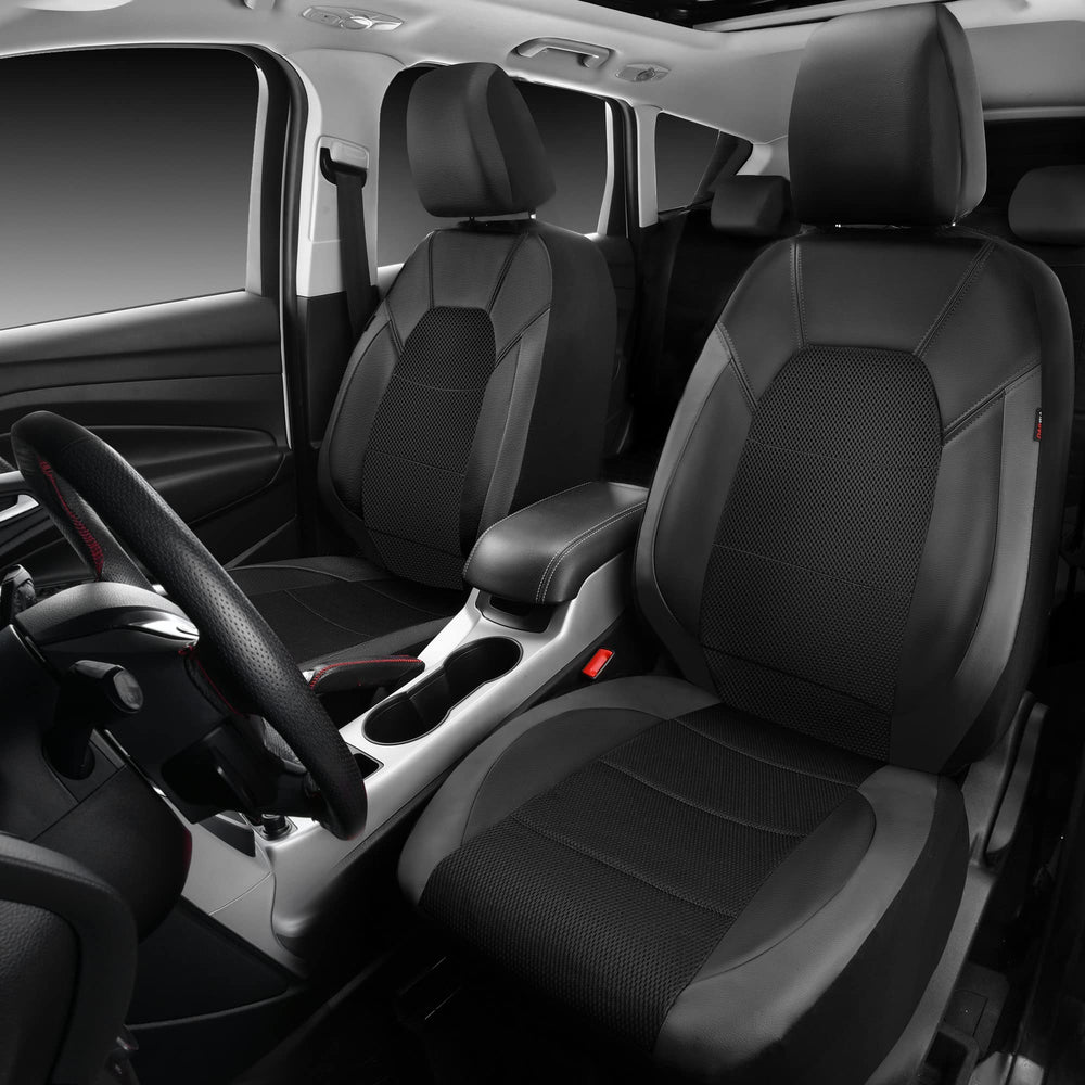 CAR PASS headrest covers set arranged for easy identification and fit