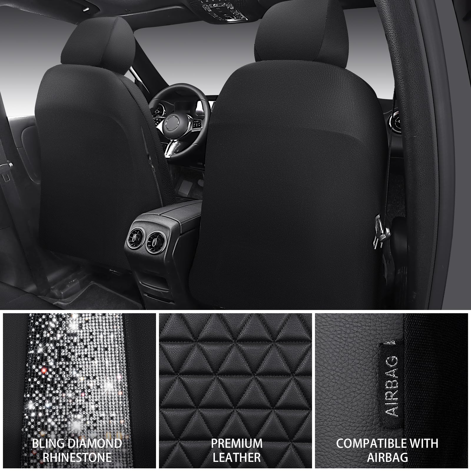 CAR PASS removable headrest detailed view highlighting easy installation benefit