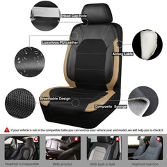 CAR PASS installed rear bench view showing full-set coverage and fit