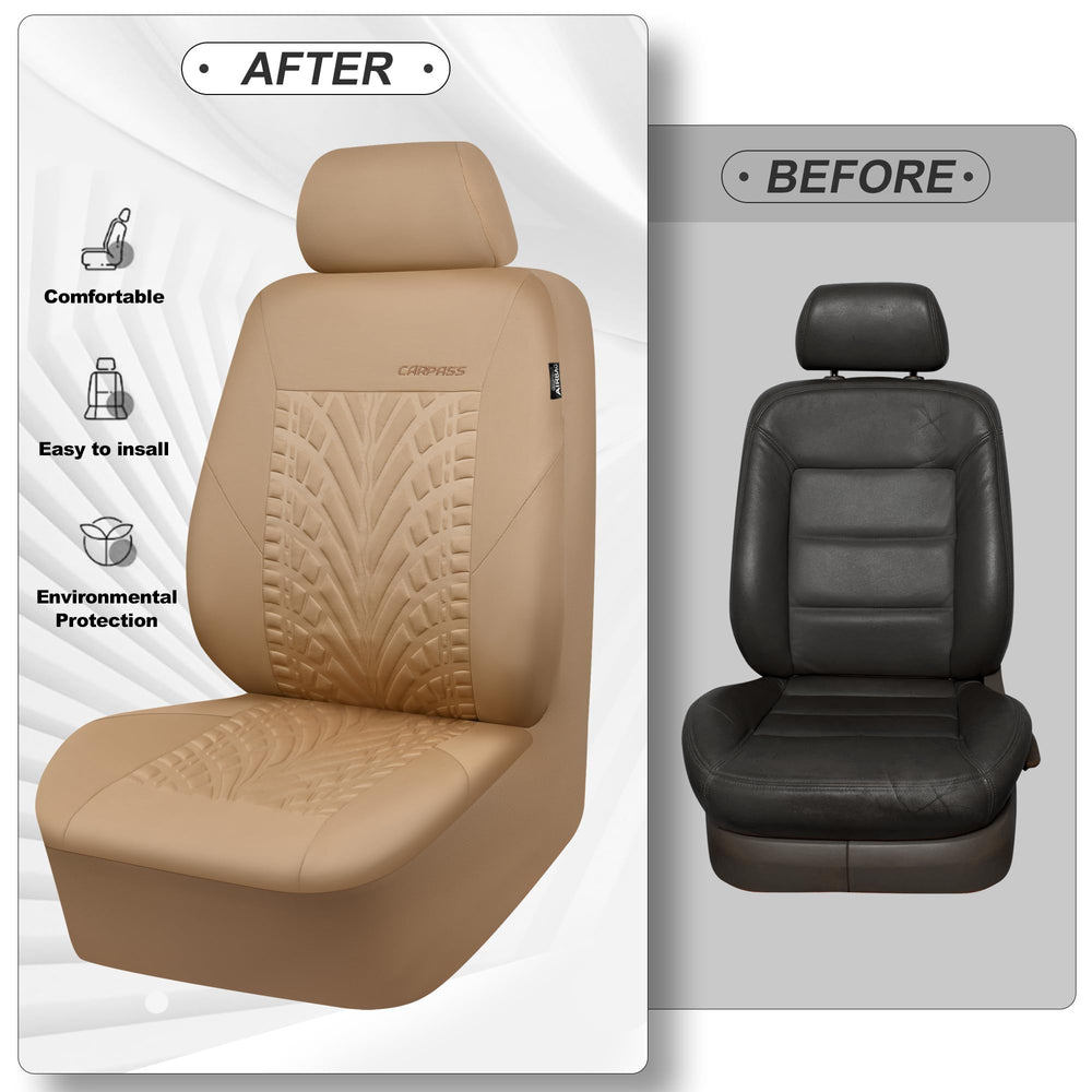 CAR PASS label and airbag opening detail showing compatibility and safety assurance