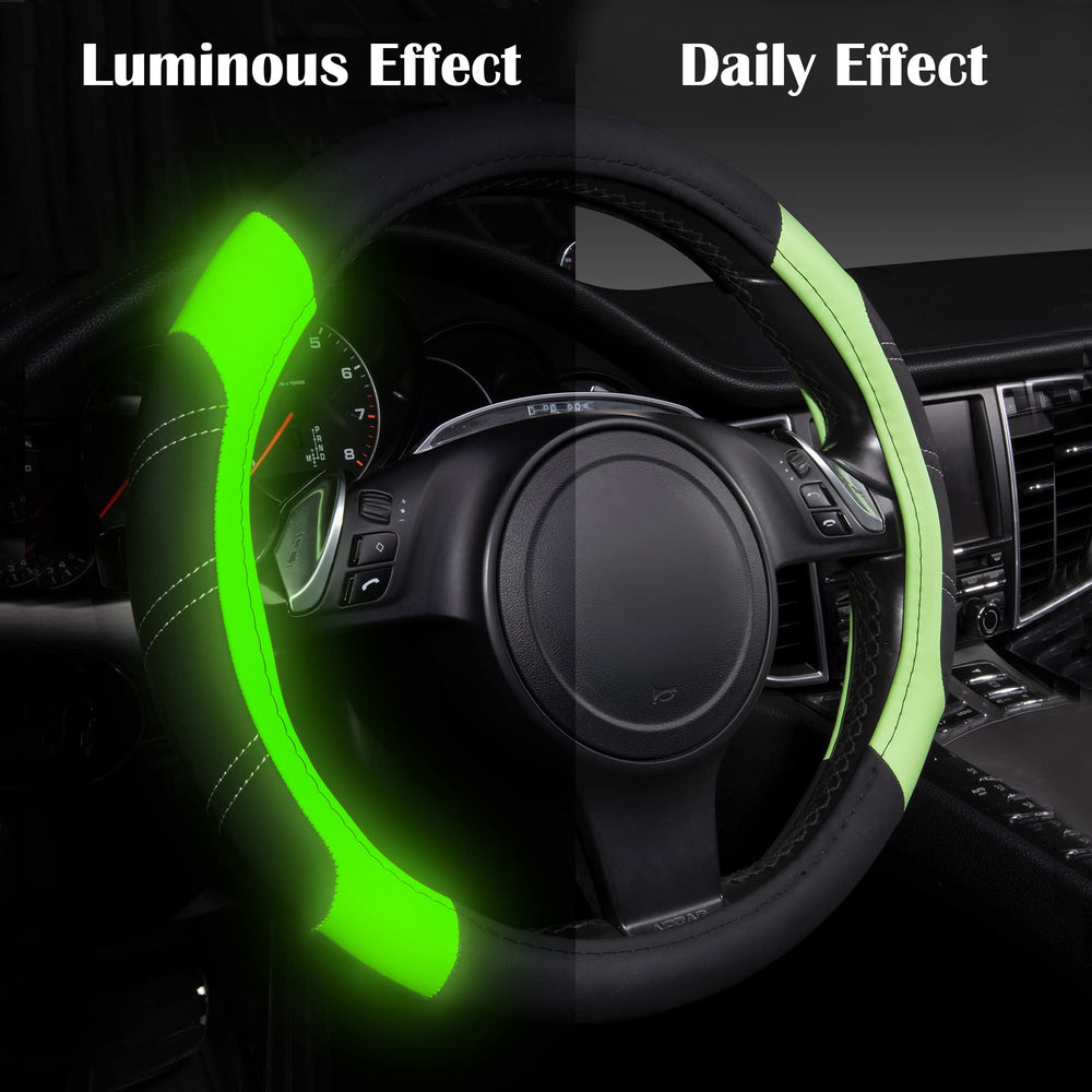 CAR PASS installed on steering wheel improving grip and control