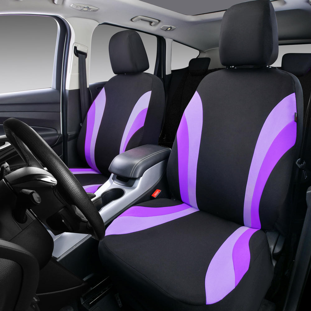 CAR PASS lifestyle shot of driver enjoying colorful seats for a refreshed cabin