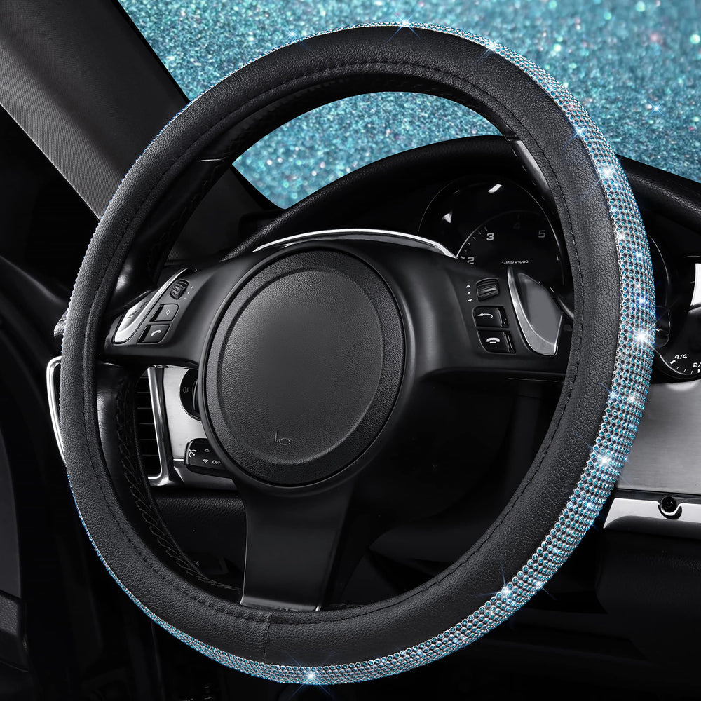 CAR PASS lifestyle shot of cover installed in car adding stylish sparkle inside