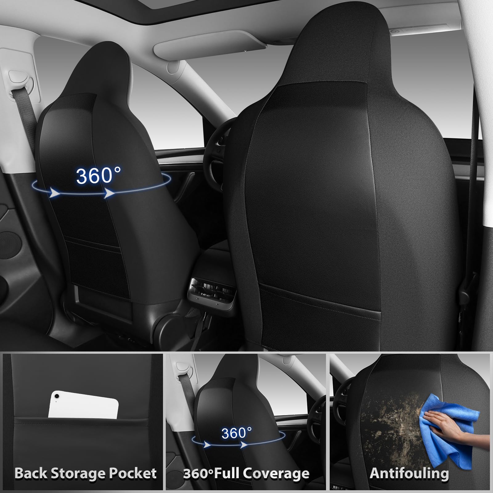 CAR PASS close-up of diamond stitching showing premium finish and durability