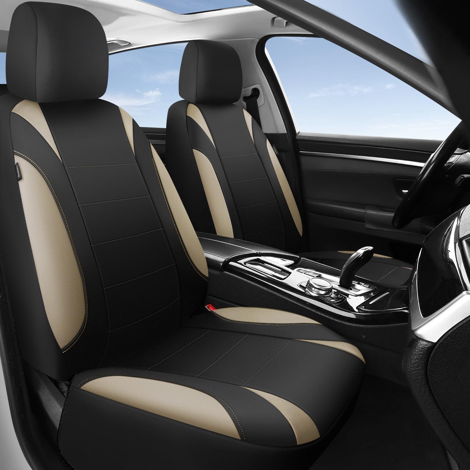 CAR PASS neoprene texture close-up showing waterproof surface and easy-clean benefit
