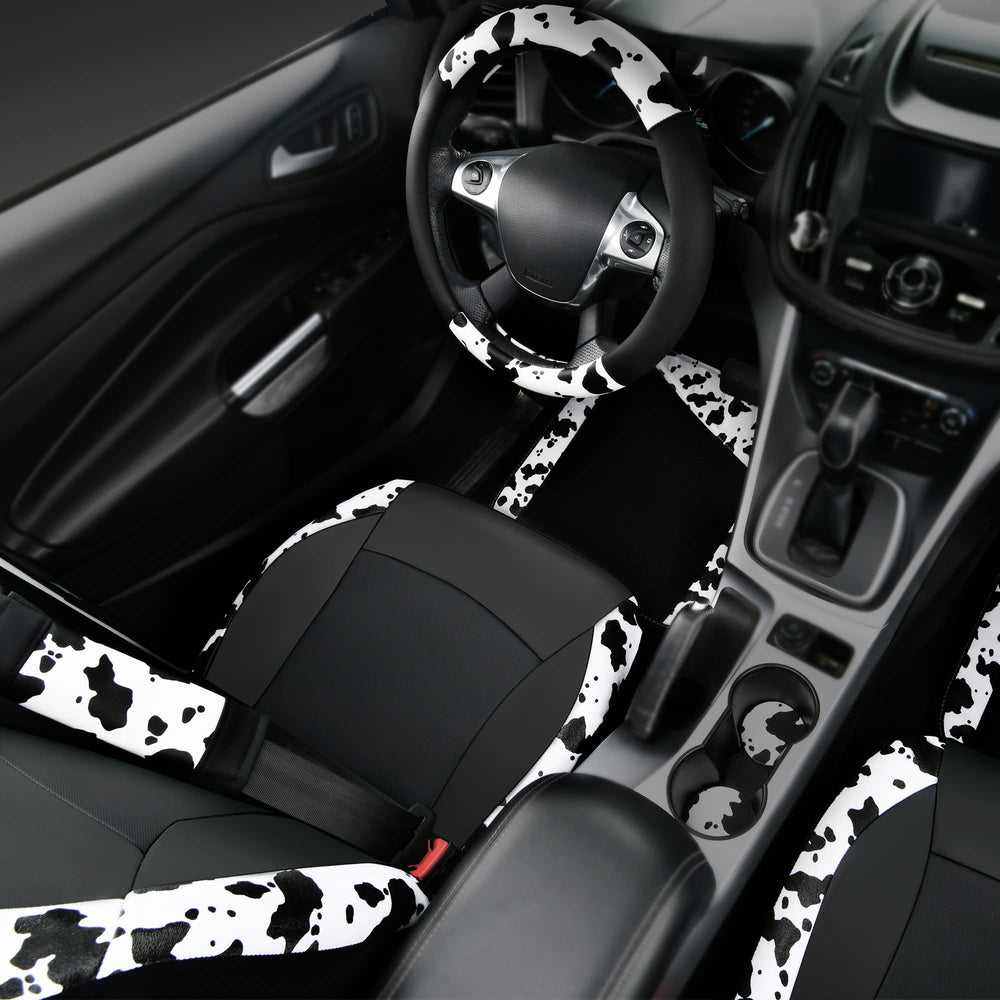 CAR PASS close-up of PU leather texture showing durable, wipeable surface