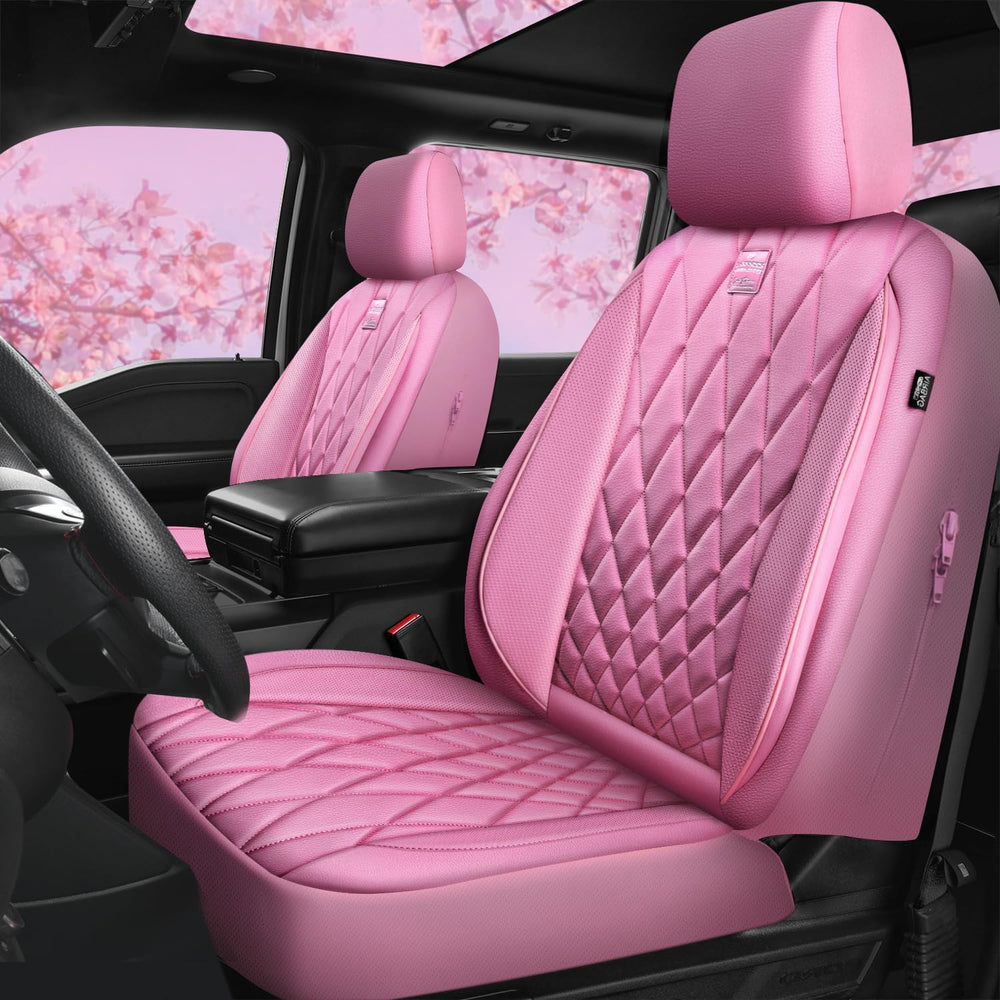 CAR PASS non-slip backing detail on seat cover showing secure fit and reduced movement