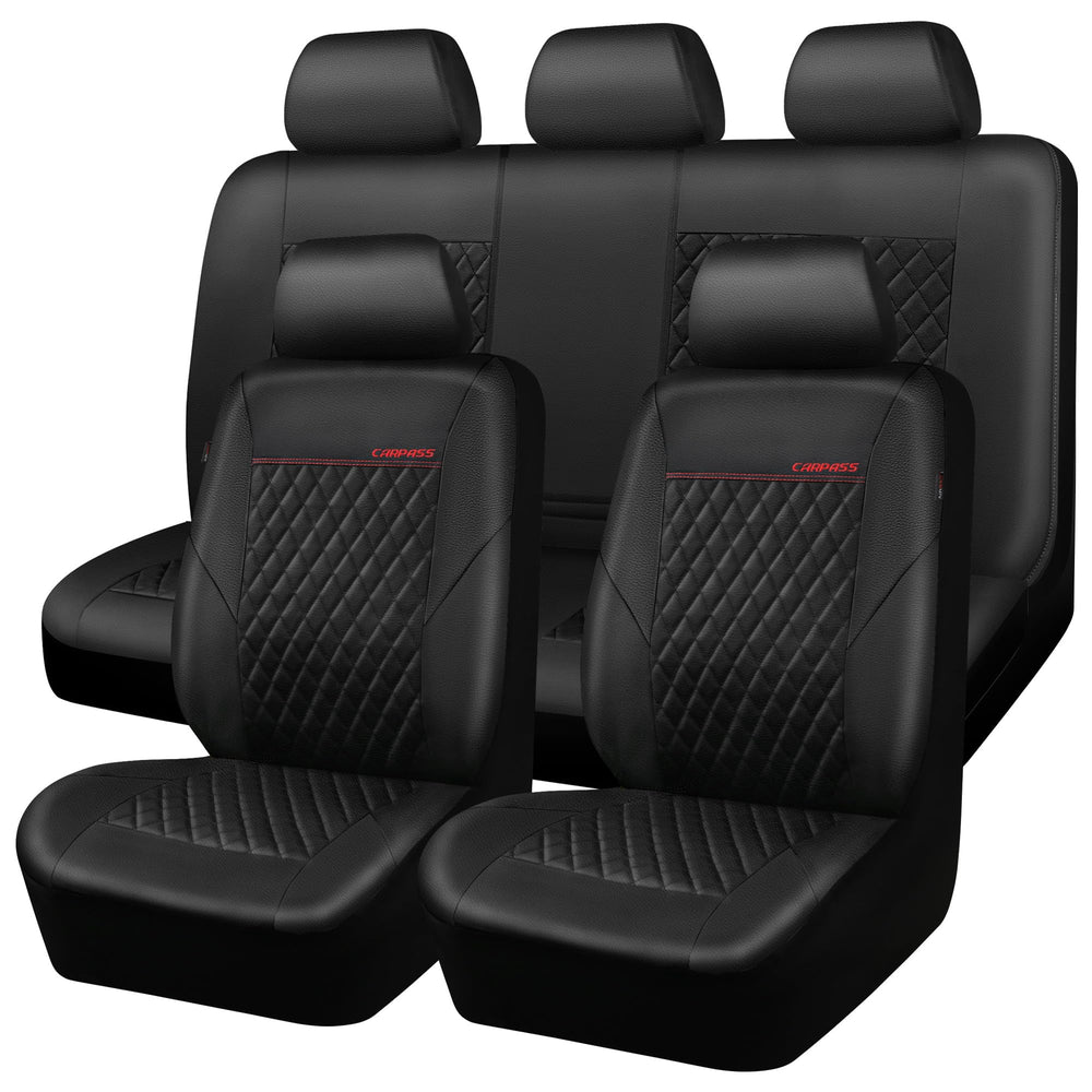 CAR PASS front seats installed showing quilted design and luxury look