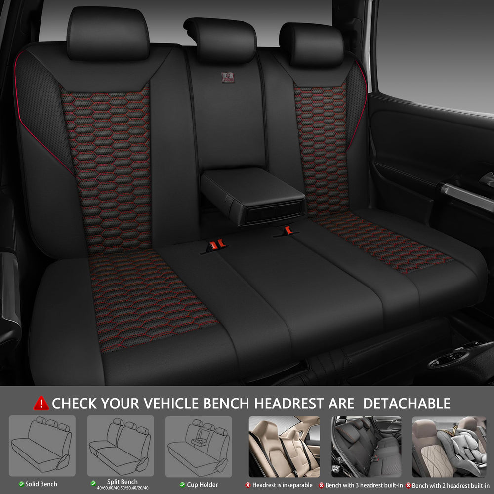 CAR PASS rear seat coverage illustrating full-set protection for passengers