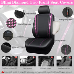 CAR PASS rhinestone strip closeup highlighting shimmer and durability