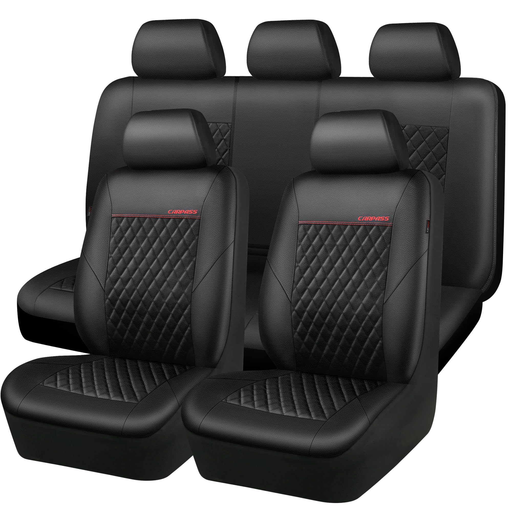 CAR PASS seat next to ruler showing fit and scale for installation clarity