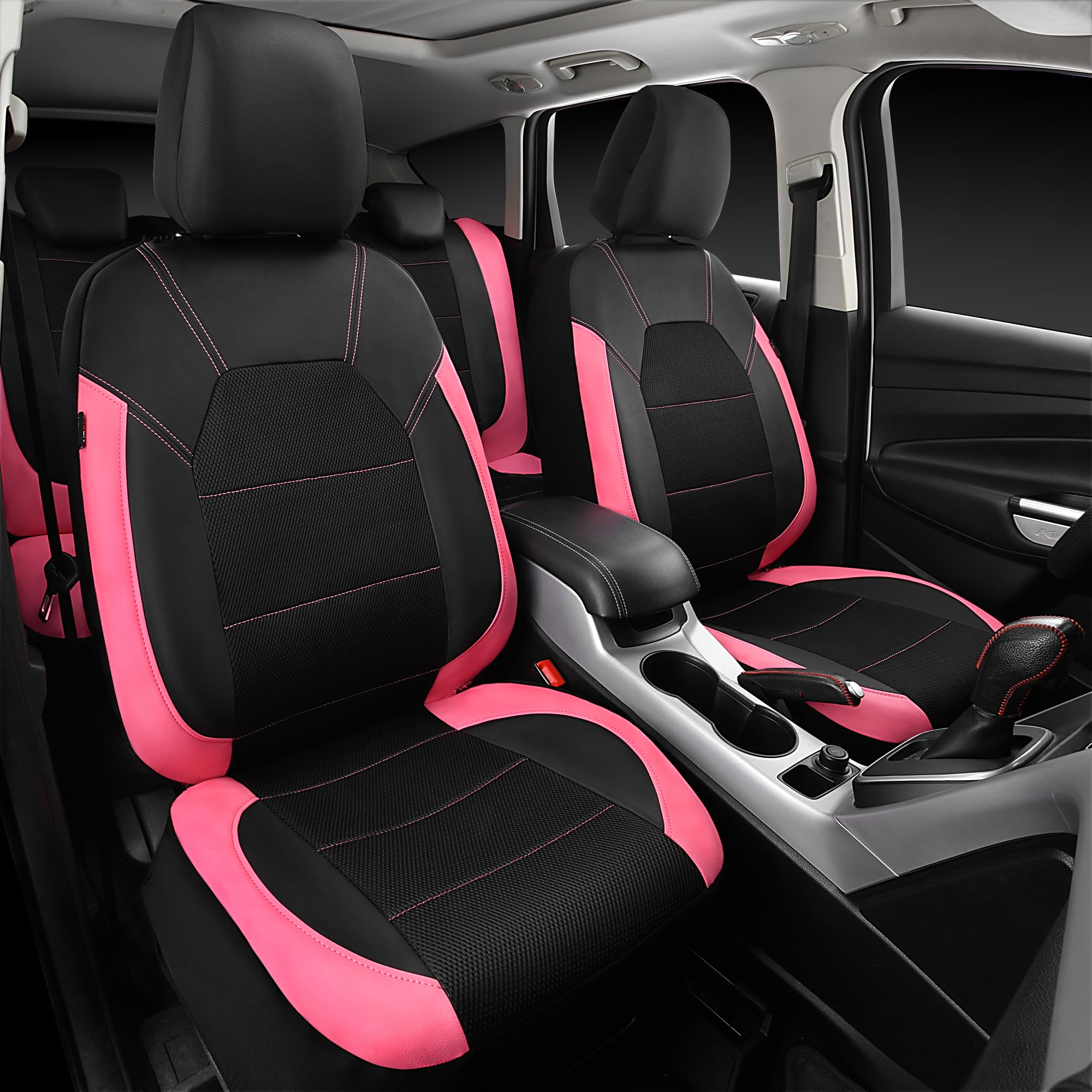 CAR PASS scale comparison alongside a standard seat showing full coverage fit