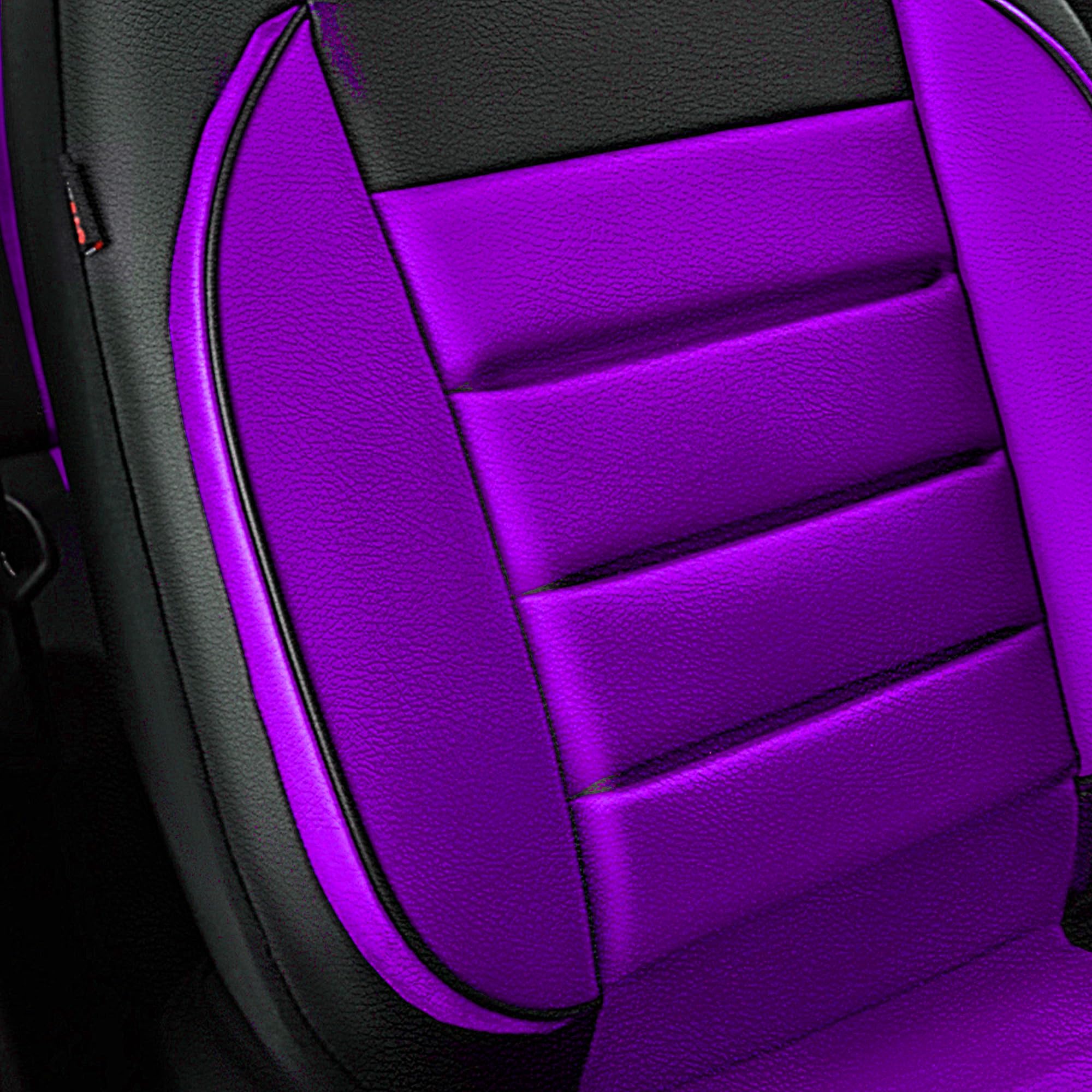 CAR PASS seat cover size comparison showing universal fit guidance