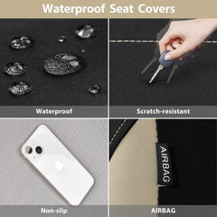 CAR PASS installed covers in car lifestyle view protecting seats from pets and spills benefit