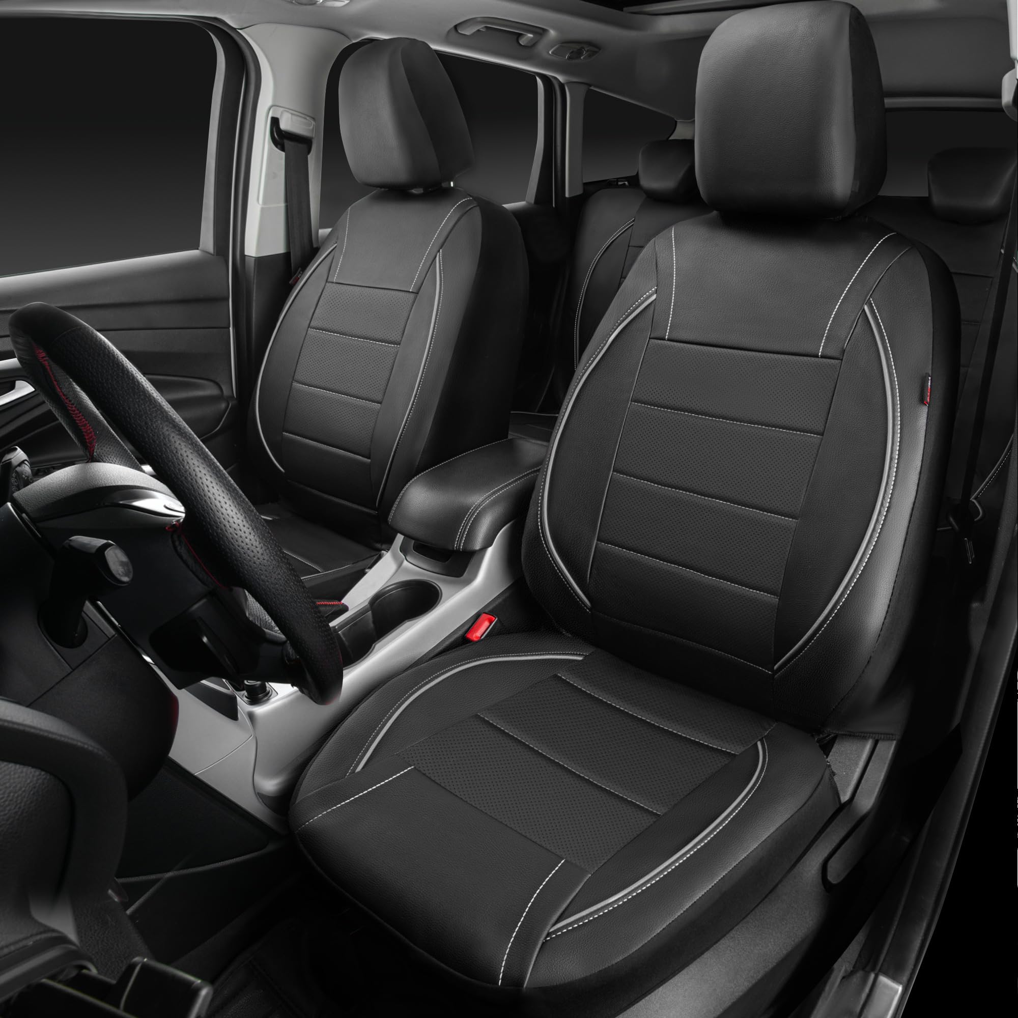CAR PASS leather-like material texture offering wipe-clean convenience