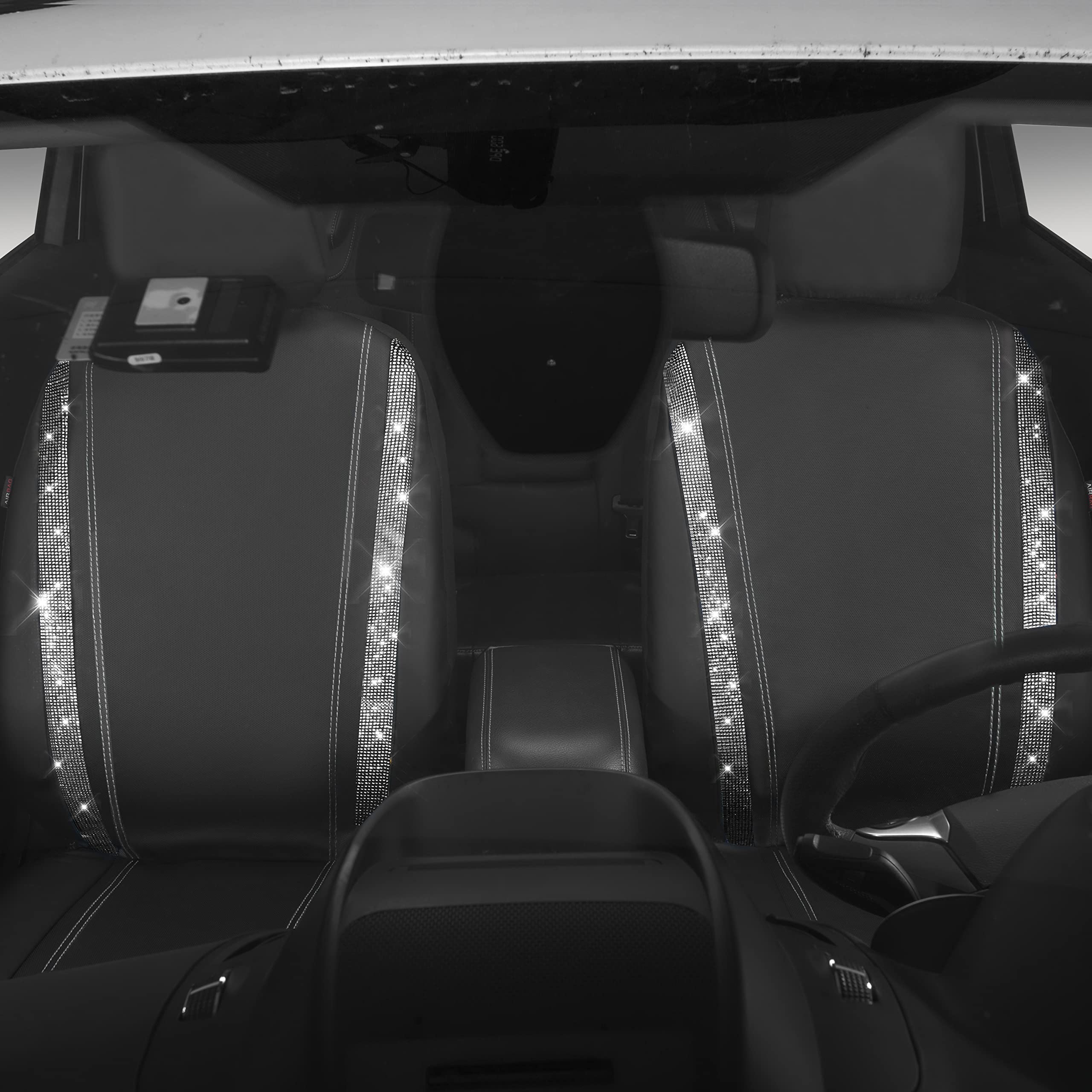 CAR PASS seat seam area with airbag-compatible design for safety deployment