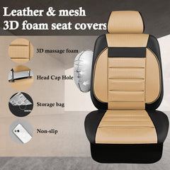 CAR PASS side seam detail highlighting airbag-compatible stitching for safety