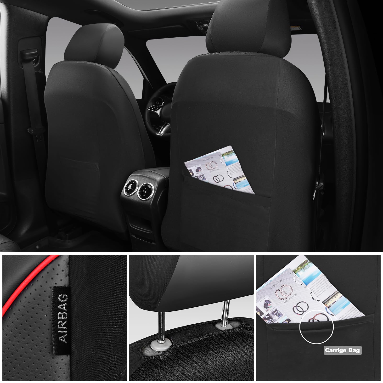 CAR PASS side seat profile highlighting foam support and ergonomics
