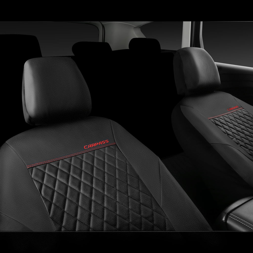 CAR PASS seat next to ruler to show scale and fit clarity