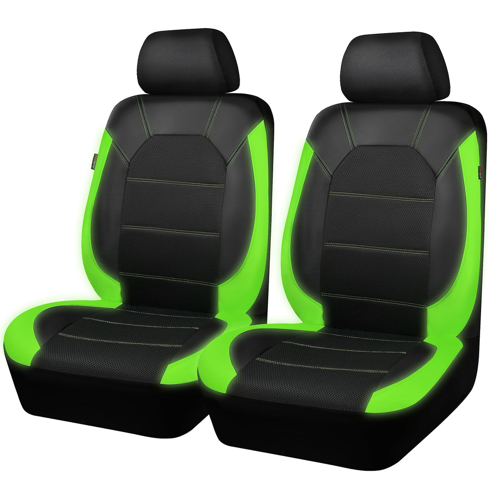 CAR PASS stitching and foam backing close-up for cushioned support and durability