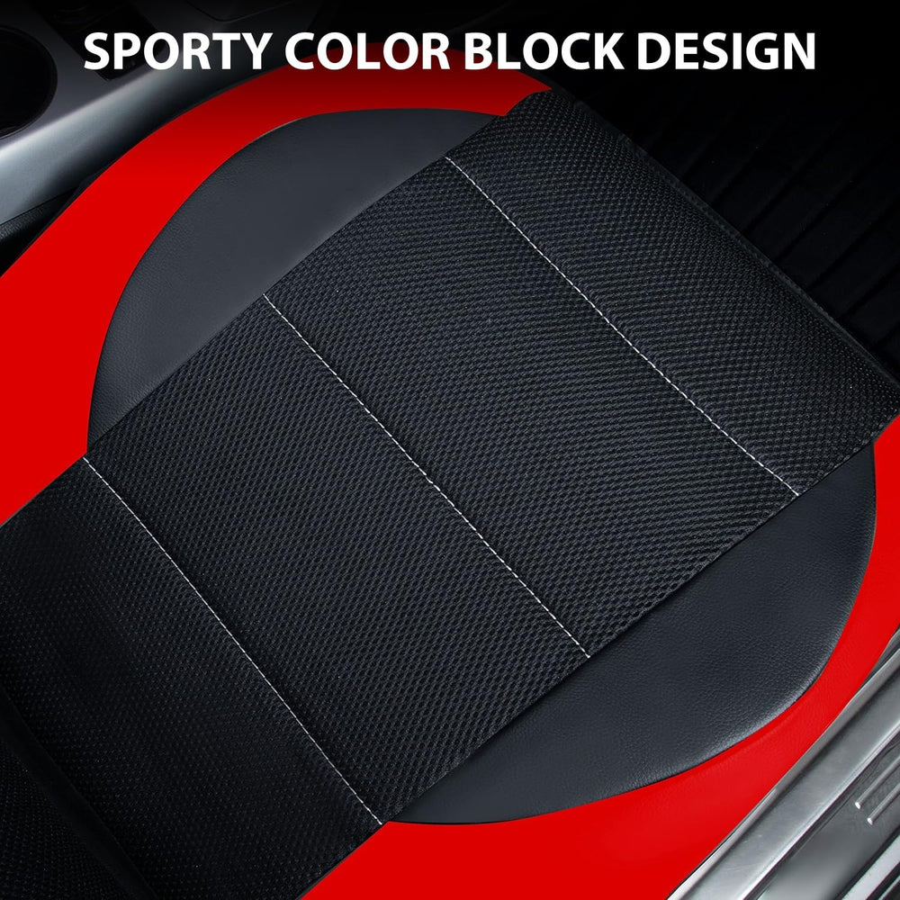 CAR PASS wiping clean leather-look surface showing stain resistance and easy care