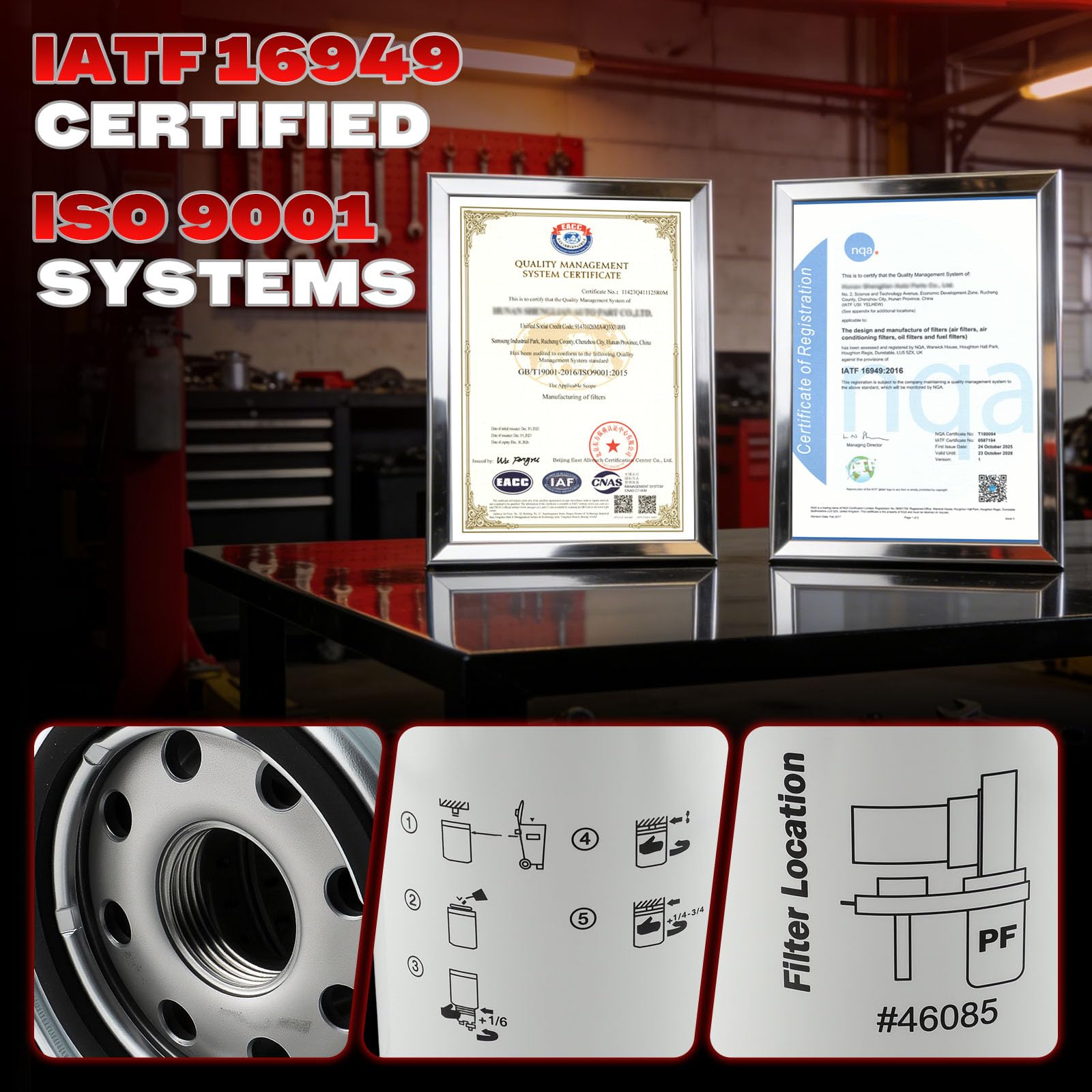 CARBBIA filters installed on a FASS pump demonstrating straightforward replacement