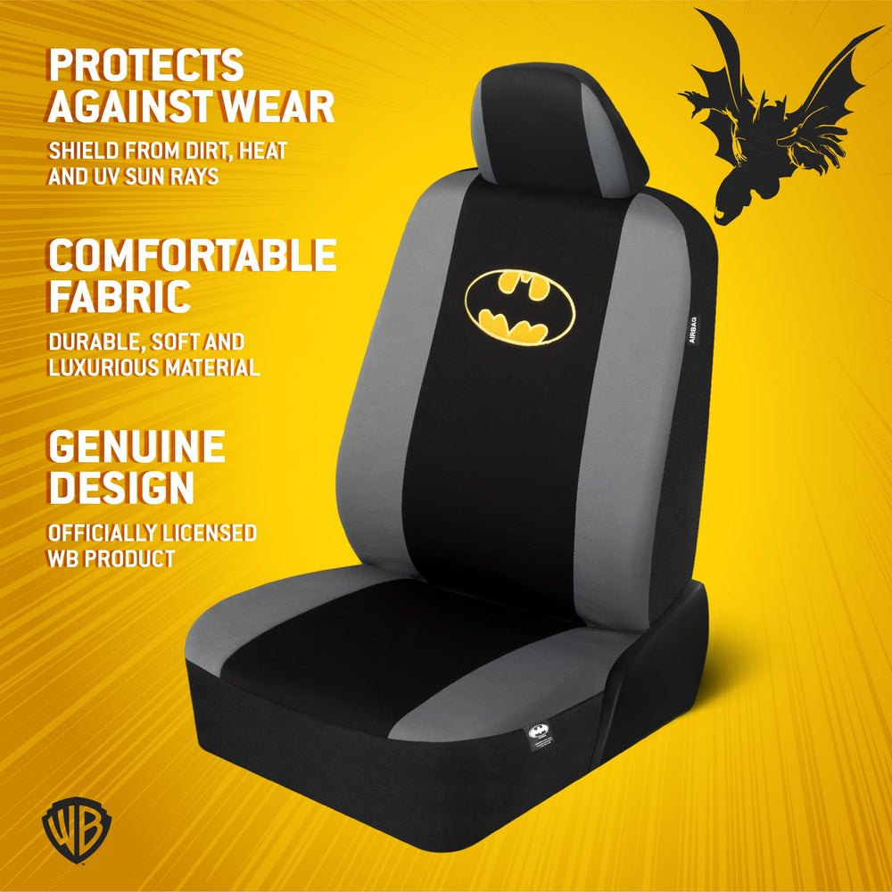 Carbella Batman rear bench cover laid flat to show full coverage benefit
