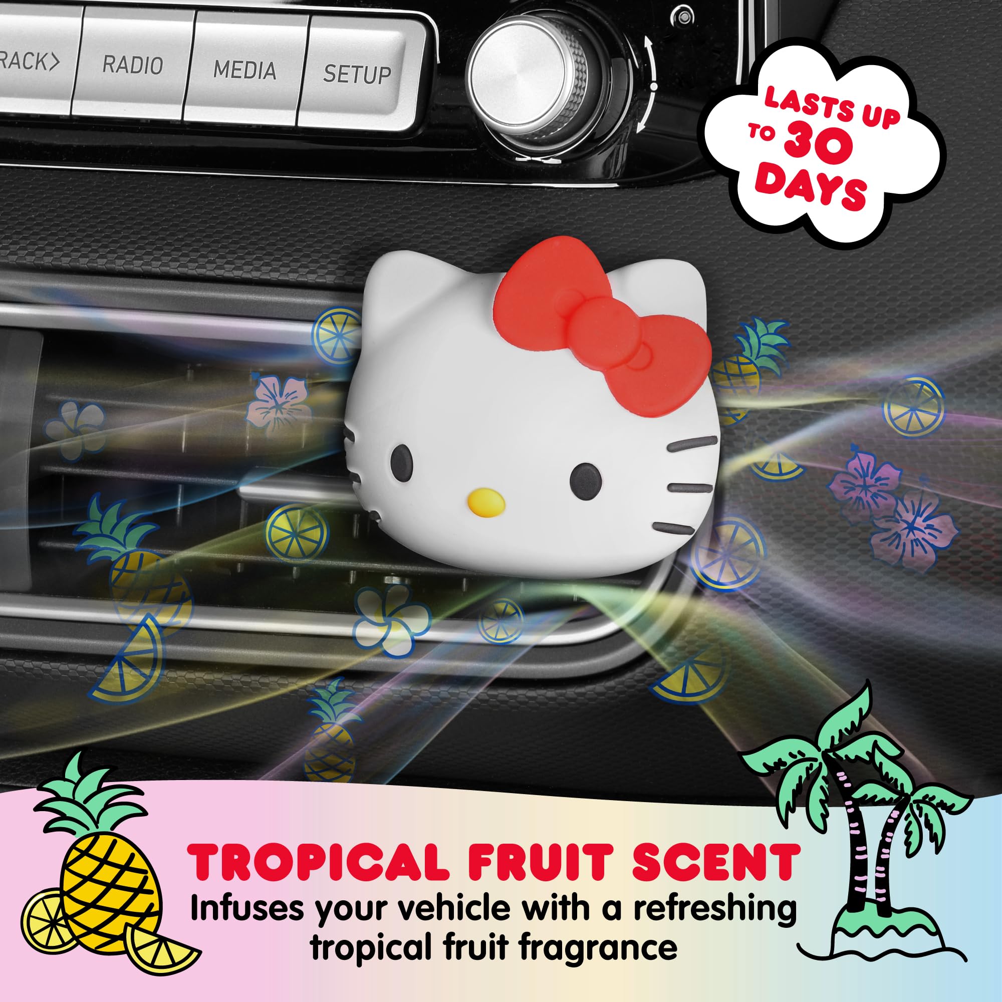Carbella Hello Kitty close-up detail highlighting durable finish and quality