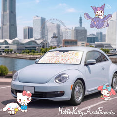 Carbella Hello Kitty close-up of printed characters highlighting durable vibrant detail