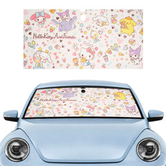 Carbella Hello Kitty front view showing full Sanrio design and sun protection benefit