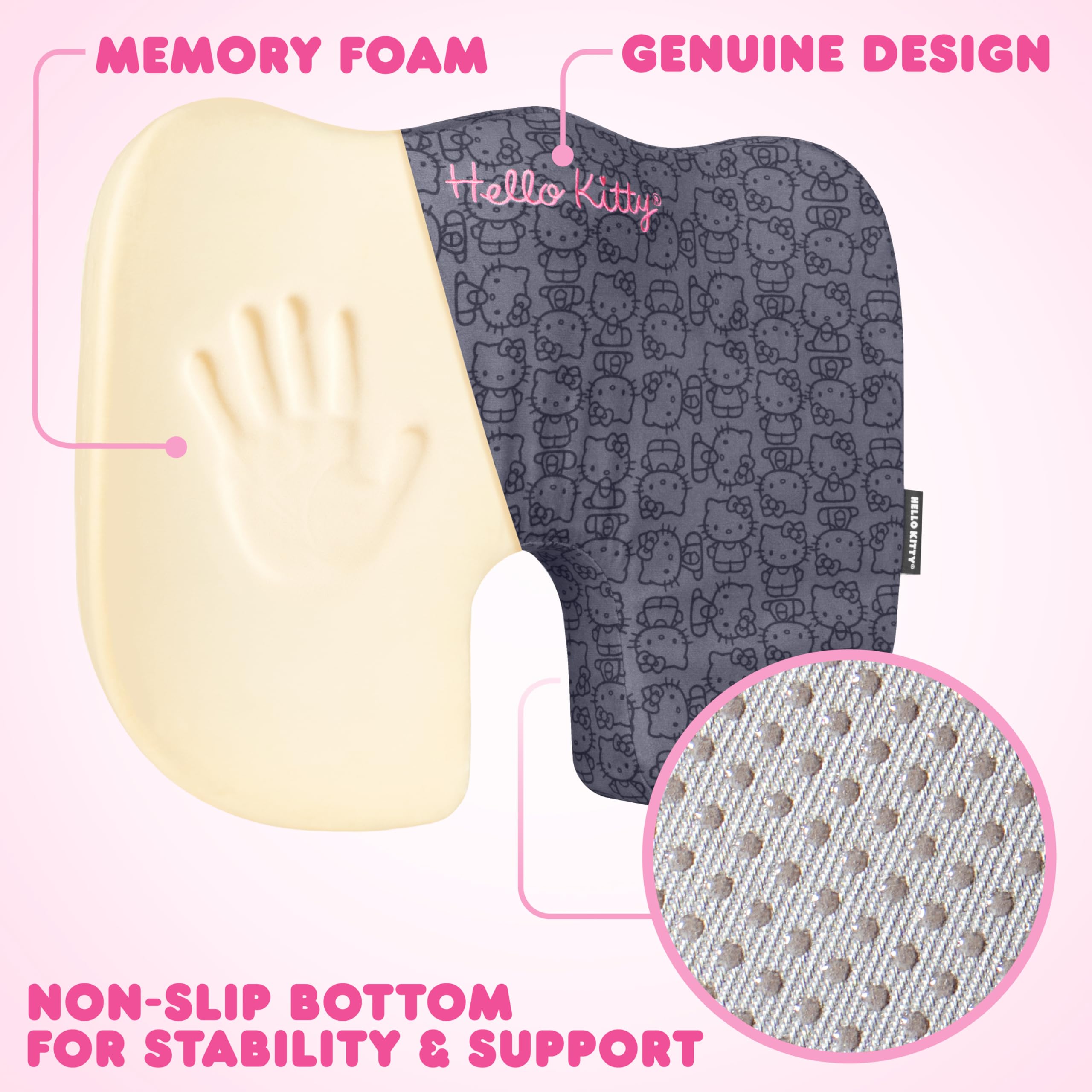 Carbella Hello Kitty removable cover zipper open for easy washing and care