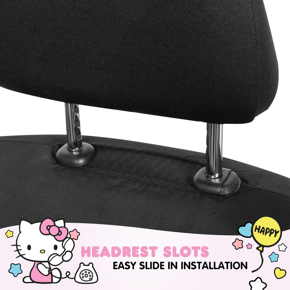 Carbella Hello Kitty size comparison with steering wheel showing scale benefit