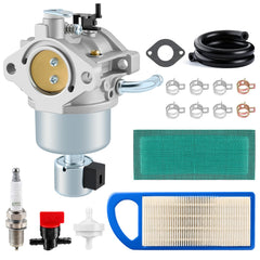 Carbhub carburetor front view showing inlet and linkages for easier identification