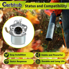 Carbhub carburetor side detail highlighting throttle linkage and benefits
