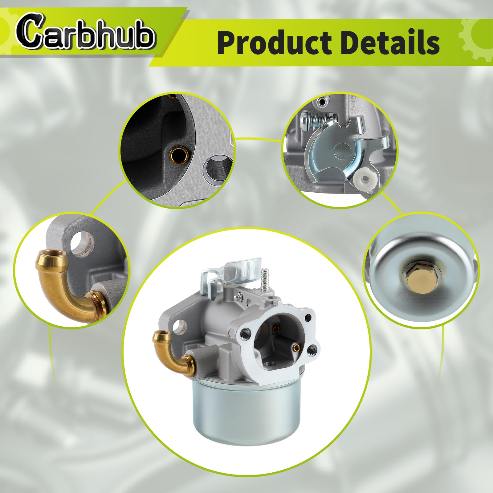 Carbhub fuel shut-off valve closeup for convenient fuel control