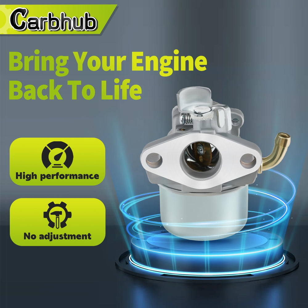 Carbhub carburetor being installed on a workbench for quick replacement