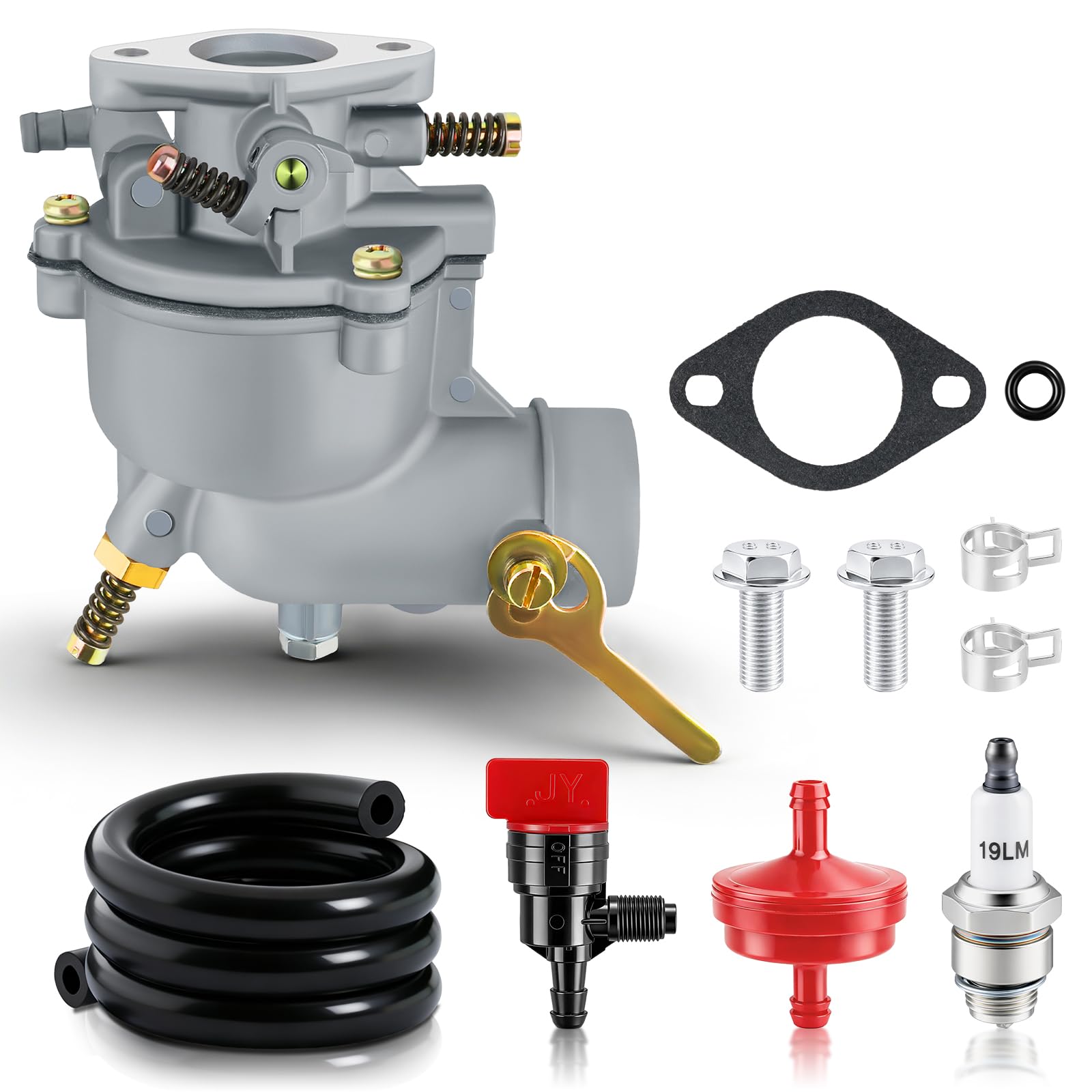Carbhub carburetor front view showing clean casting and mounting flanges for easier fitment